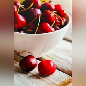 Bowl of Cherries Photograph